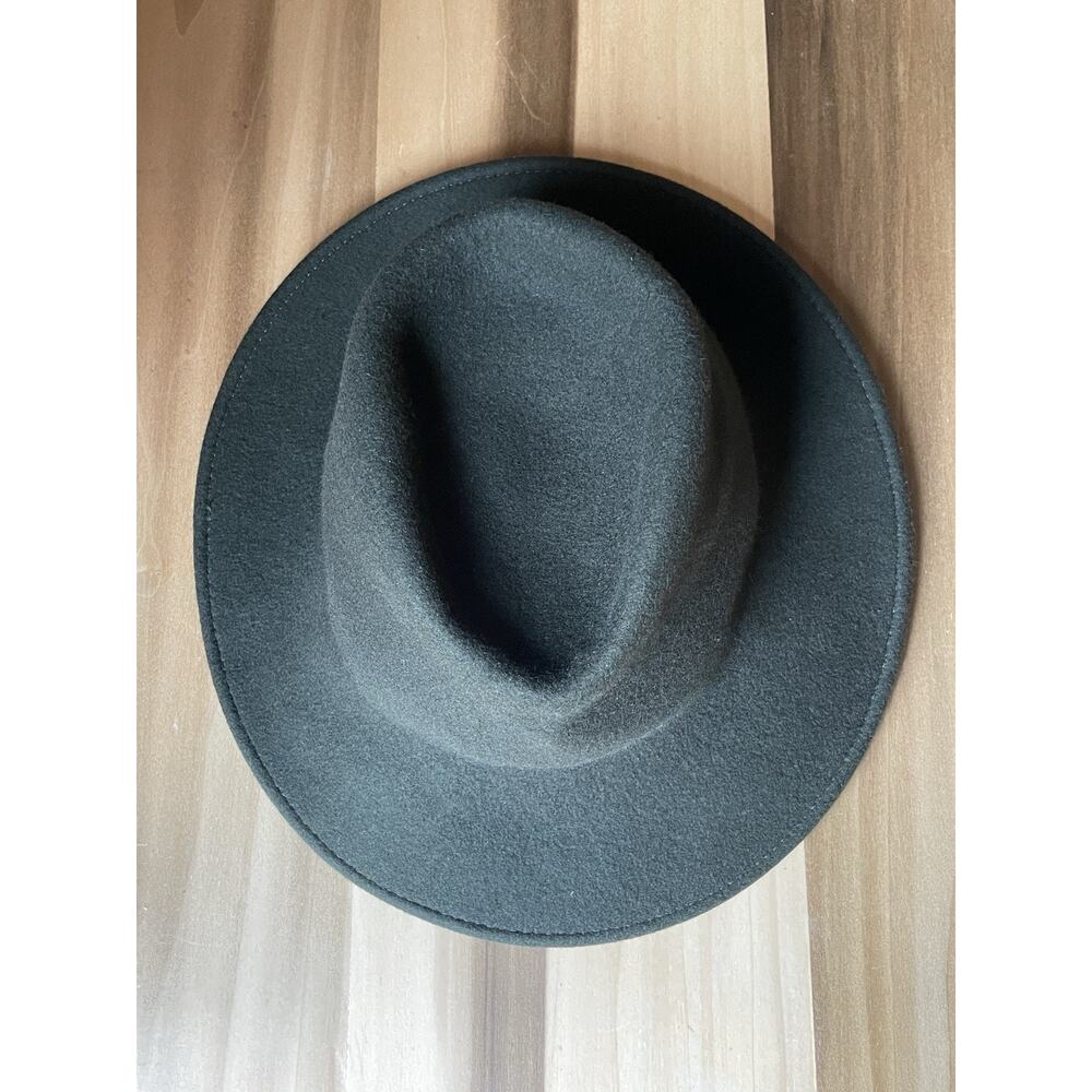 ORVIS Fedora Hat Dark Green Small ~6.75” Made in USA 100% Wool Felt Packable